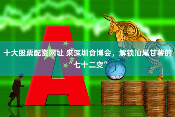 十大股票配资网址 来深圳食博会，解锁汕尾甘薯的“七十二变”